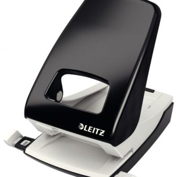Leitz Nexxt Strong 2 Hole Punch Black 40 Sheets 51380095 Fusion Office