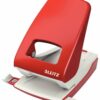 Leitz Nexxt Strong 2 Hole Punch Red 40 Sheets 51380025 Fusion Office