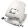 Leitz Nexxt Style Metal 2 Hole Punch Arctic White 30 Sheets 50060004 Fusion Office