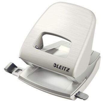 Leitz Nexxt Style Metal 2 Hole Punch Arctic White 30 Sheets 50060004 Fusion Office
