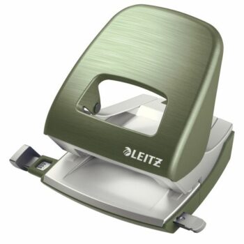 Leitz Nexxt Style Metal 2 Hole Punch Celadon Green 30 Sheets 50060053 Fusion Office