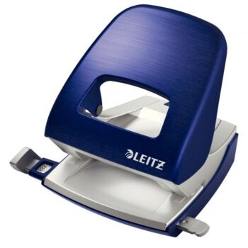 Leitz Nexxt Style Metal 2 Hole Punch Titan Blue 30 Sheets 50060069 Fusion Office