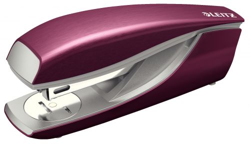Leitz Nexxt Style Metal Stapler Garnet Red 30 Sheets 55620028 Fusion Office