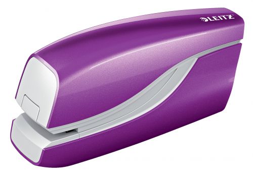Leitz Nexxt Wow Battery Powered Stapler Purple 55661062 Fusion Office
