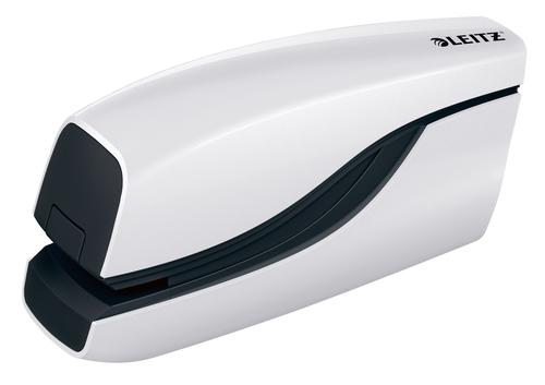 Leitz Nexxt Wow Battery Powered Stapler White 55661001 Fusion Office