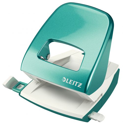 Leitz Nexxt Wow Hole Punch Ice Blue 30 Sheets 50082051 Fusion Office