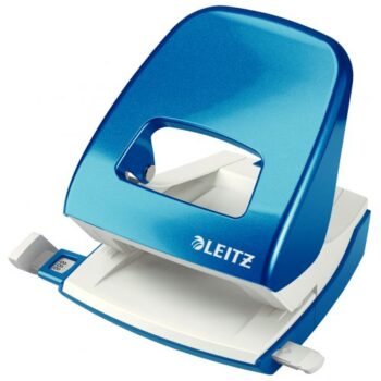 Leitz Nexxt Wow Hole Punch Metallic Blue 30 Sheets 50082036 Fusion Office
