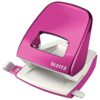 Leitz Nexxt Wow Hole Punch Metallic Pink 30 Sheets 50082023 Fusion Office