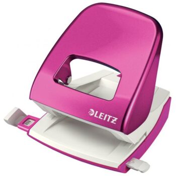 Leitz Nexxt Wow Hole Punch Metallic Pink 30 Sheets 50082023 Fusion Office