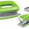Leitz Nexxt Wow Mini Stapler Hole Punch Green 55612054 Fusion Office