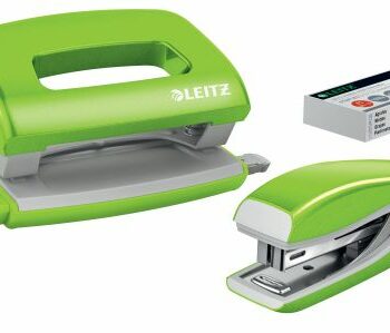Leitz Nexxt Wow Mini Stapler Hole Punch Green 55612054 Fusion Office