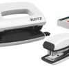 Leitz Nexxt Wow Mini Stapler Hole Punch White 55612001 Fusion Office