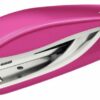 Leitz Nexxt Wow Mini Stapler Pink Metallic 10 Sheets 55281023 Fusion Office