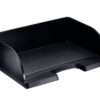 Leitz Plus Jumbo Landscape Letter Trays Black 52190095 Pack 4 Fusion Office