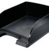 Leitz Plus Jumbo Letter Trays Black 52330095 Pack 4 Fusion Office