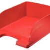 Leitz Plus Jumbo Letter Trays Red 52330025 Pack 4 Fusion Office