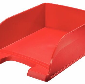 Leitz Plus Jumbo Letter Trays Red 52330025 Pack 4 Fusion Office