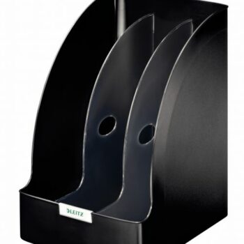 Leitz Plus Jumbo Magazine Files Black 52390095 Pack 3 Fusion Office