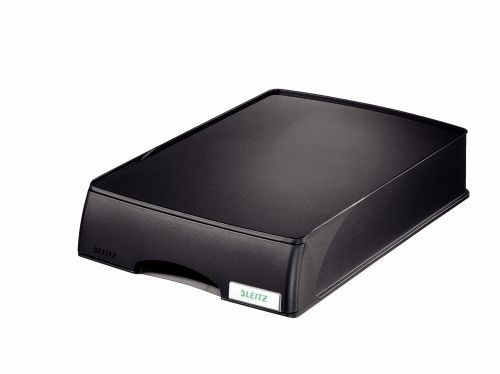 Leitz Plus Letter Tray Drawer Unit Black 52100095 Pock 4 Fusion Office