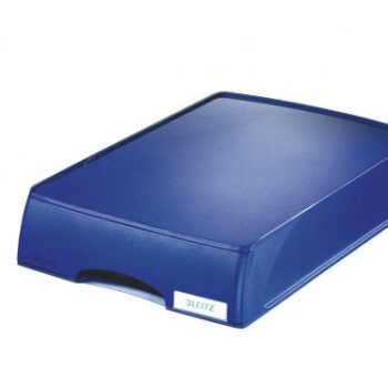 Leitz Plus Letter Tray Drawer Unit Blue 52100035 Pack 4 Fusion Office