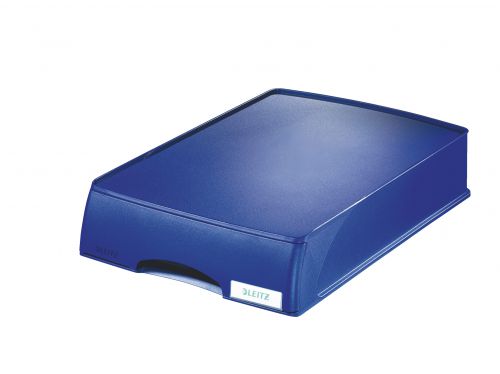 Leitz Plus Letter Tray Drawer Unit Blue 52100035 Pack 4 Fusion Office