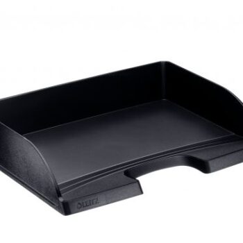 Leitz Plus Letter Tray Landscape Black 52180095 Pack 5 Fusion Office