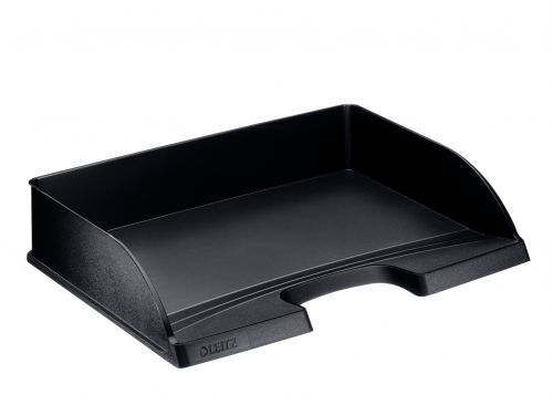 Leitz Plus Letter Tray Landscape Black 52180095 Pack 5 Fusion Office