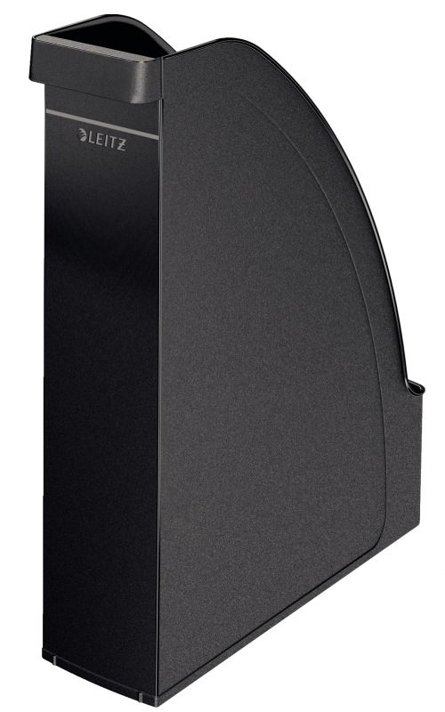 Leitz Plus Magazine Files A4 Black 24760095 Pack 6 Fusion Office