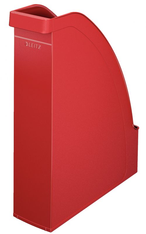 Leitz Plus Magazine Files A4 Red 24760025 Pack 6 Fusion Office