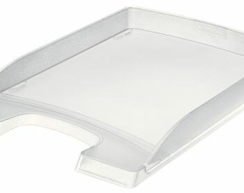 Leitz Plus Slim Letter Trays Clear 52370003 Pack 10 Fusion Office