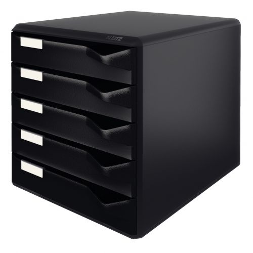 Leitz Post Set 5 Drawers Black 52930095 Fusion Office