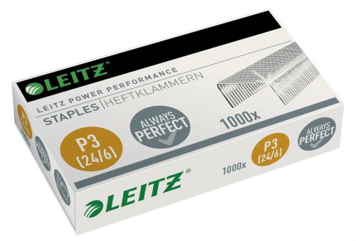 Leitz Power Performance P3 Staples 24 6 Box 1000 55700000 Fusion Office