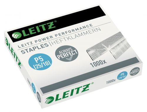 Leitz Power Performance P5 Staples 25 10 Box 1000 55740000 Fusion Office