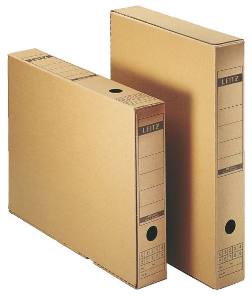 Leitz Premium Archiving Boxes A4 70x265x325mm Pack 10 60840000 Fusion Office