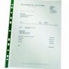 Leitz Premium Punched Pockets A4 Glass Clear 80mic 47710002 Pack 100 X 5 Fusion Office