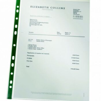 Leitz Premium Punched Pockets A4 Glass Clear 80mic 47710002 Pack 100 X 5 Fusion Office