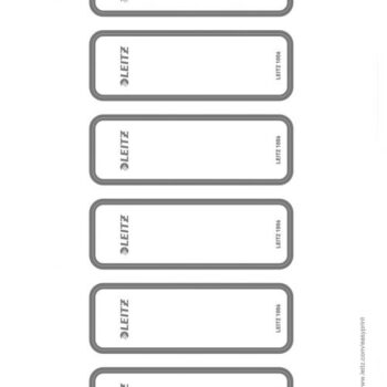 Leitz Printable Self Adhesive Wow Spine Labels 16930085 Fusion Office