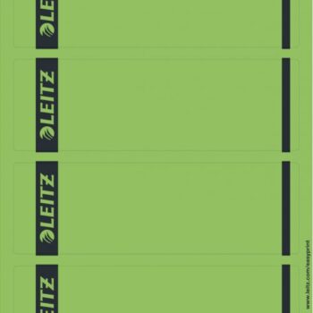 Leitz Printable Wide Green Spine Labels For Lever Arch Files 16852055 Fusion Office
