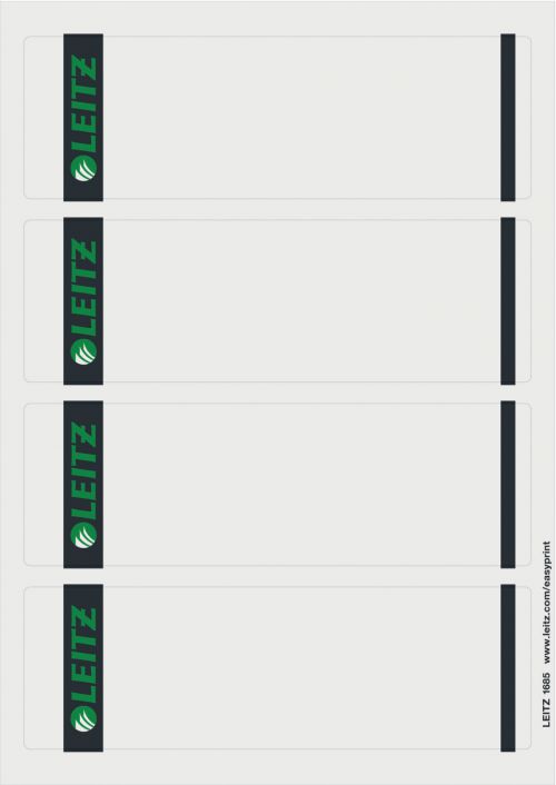 Leitz Printable Wide Spine Labels For Lever Arch Files 16850085 Fusion Office