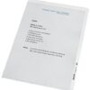 Leitz Recycle A4 Folders Clear 40011003 Pack 100 Fusion Office
