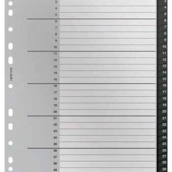 Leitz Recycle A4 Index Extra Wide 1 31 Polyprop 12180000 Pack 10 Fusion Office