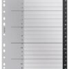 Leitz Recycle A4 Index Extra Wide A Z Polyprop 12190000 Pack 20 Fusion Office