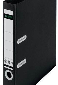 Leitz Recycle Lever Arch Files A4 50mm Black 10190095 Pack 10 Fusion Office