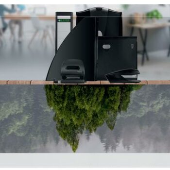 Leitz Recycle Punched Pockets A3 Clear 40190003 Pack 25 Fusion Office