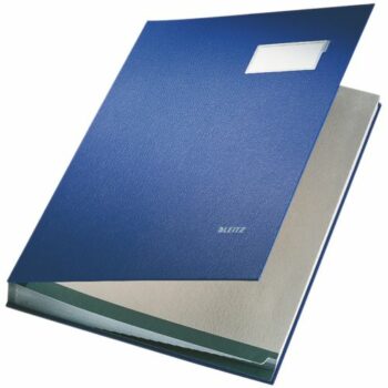 Leitz Signature Book 20 Dividers Blue 57000035 Fusion Office