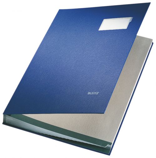 Leitz Signature Book 20 Dividers Blue 57000035 Fusion Office