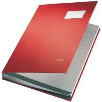 Leitz Signature Book 20 Dividers Red 57000025 Fusion Office