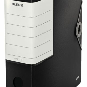 Leitz Solid Lever Arch Files A4 Black 11120095 Pack 5 Fusion Office