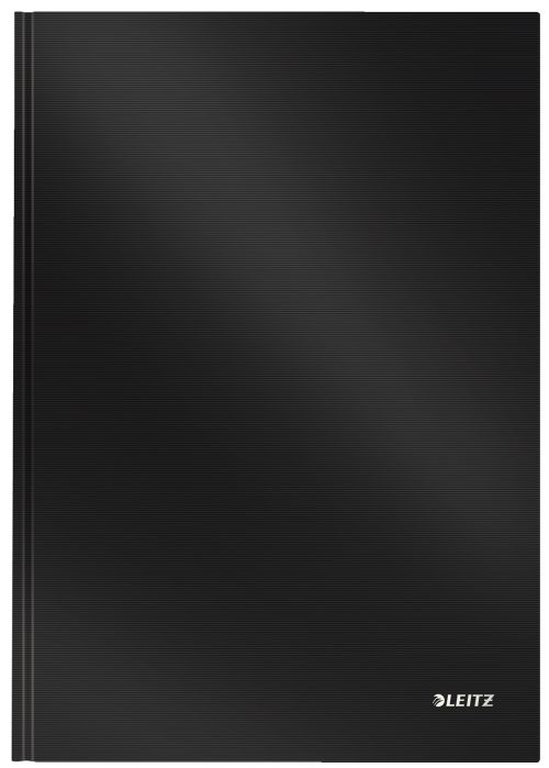 Leitz Solid Notebooks A4 Ruled Black Cover 46650095 Pack 6 Fusion Office