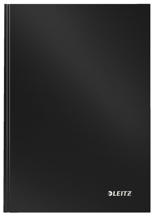 Leitz Solid Notebooks A5 Ruled Black 46670095 Pack 6 Fusion Office